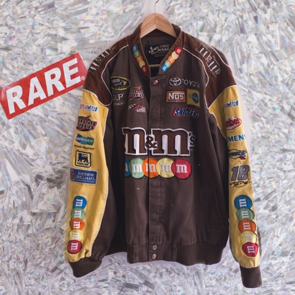 Vintage Jackets & Blazers - RARE m&m’s vintage nascar racing jacket tiktok